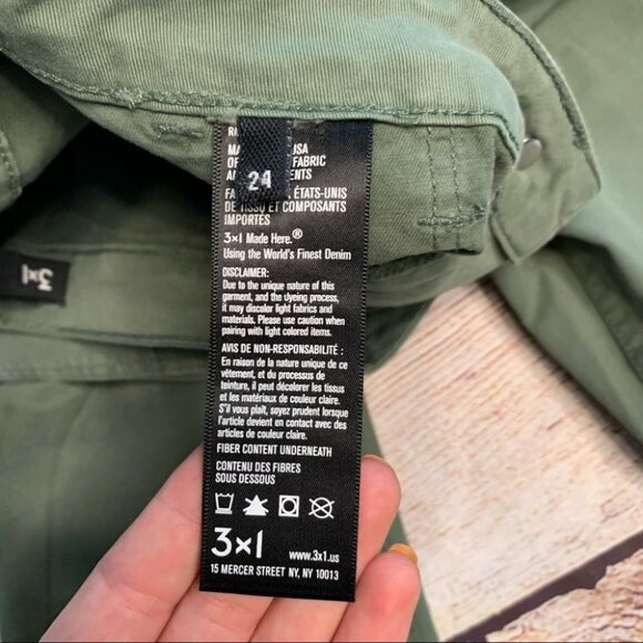 Revolve 3x1 Military Flare Pants in Achilles Size 24 - Picture 6 of 15